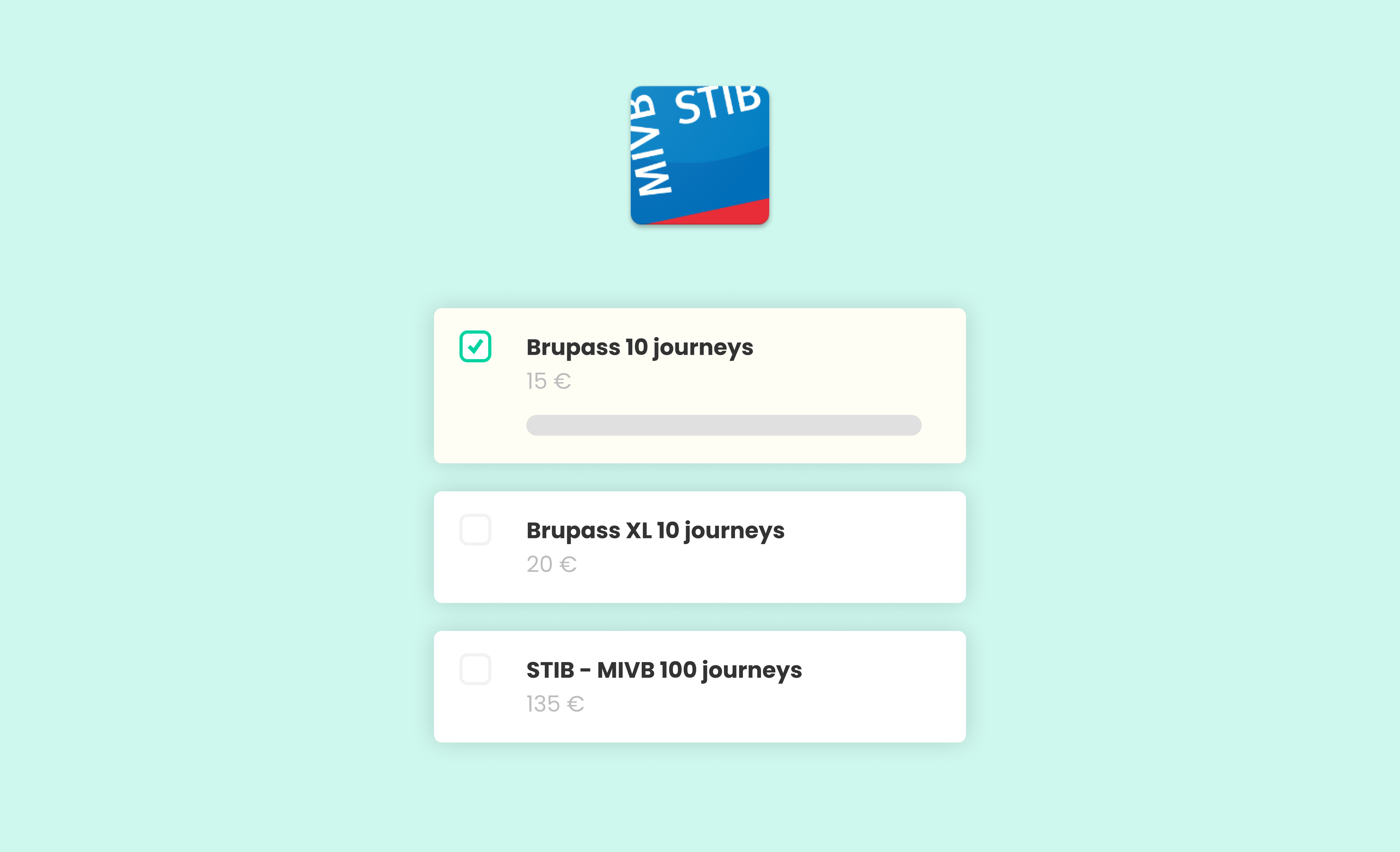 STIB multi-ride passes illustration