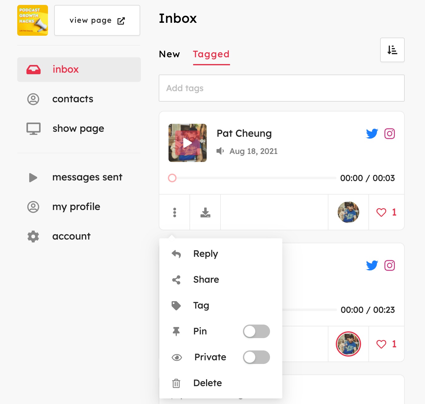 PodInbox___Dashboard