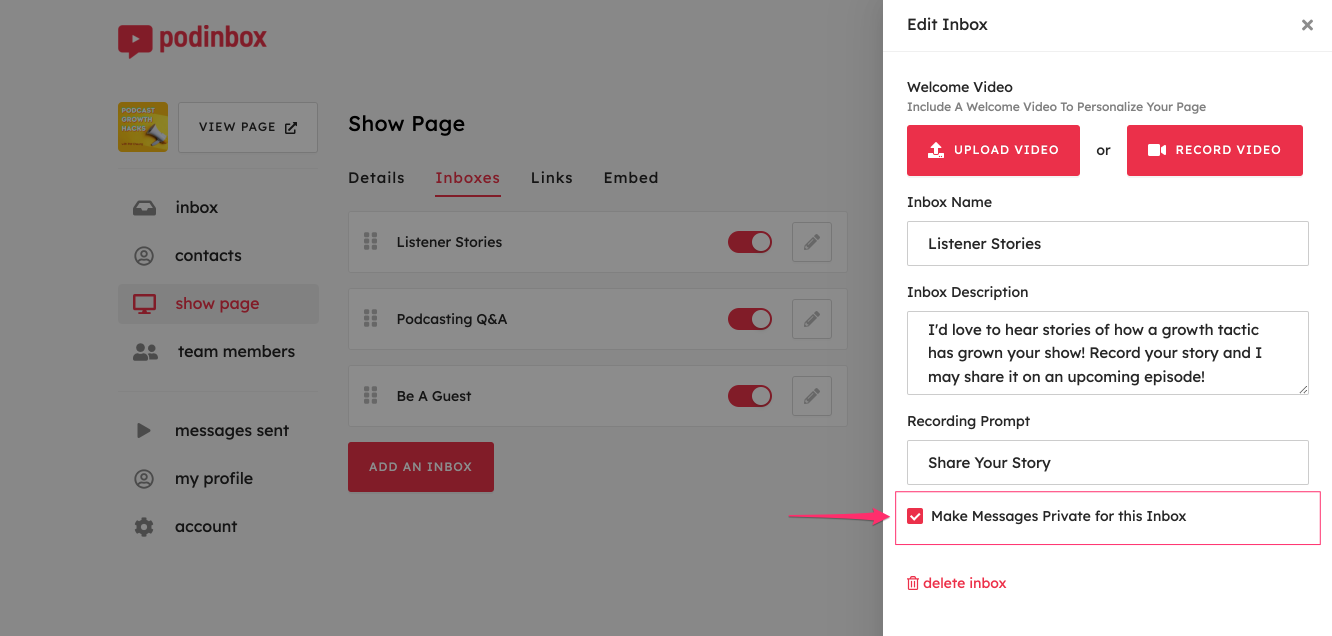 PodInbox___Dashboard