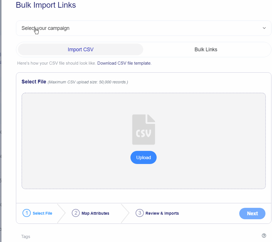 Bulk-link-Background--processing