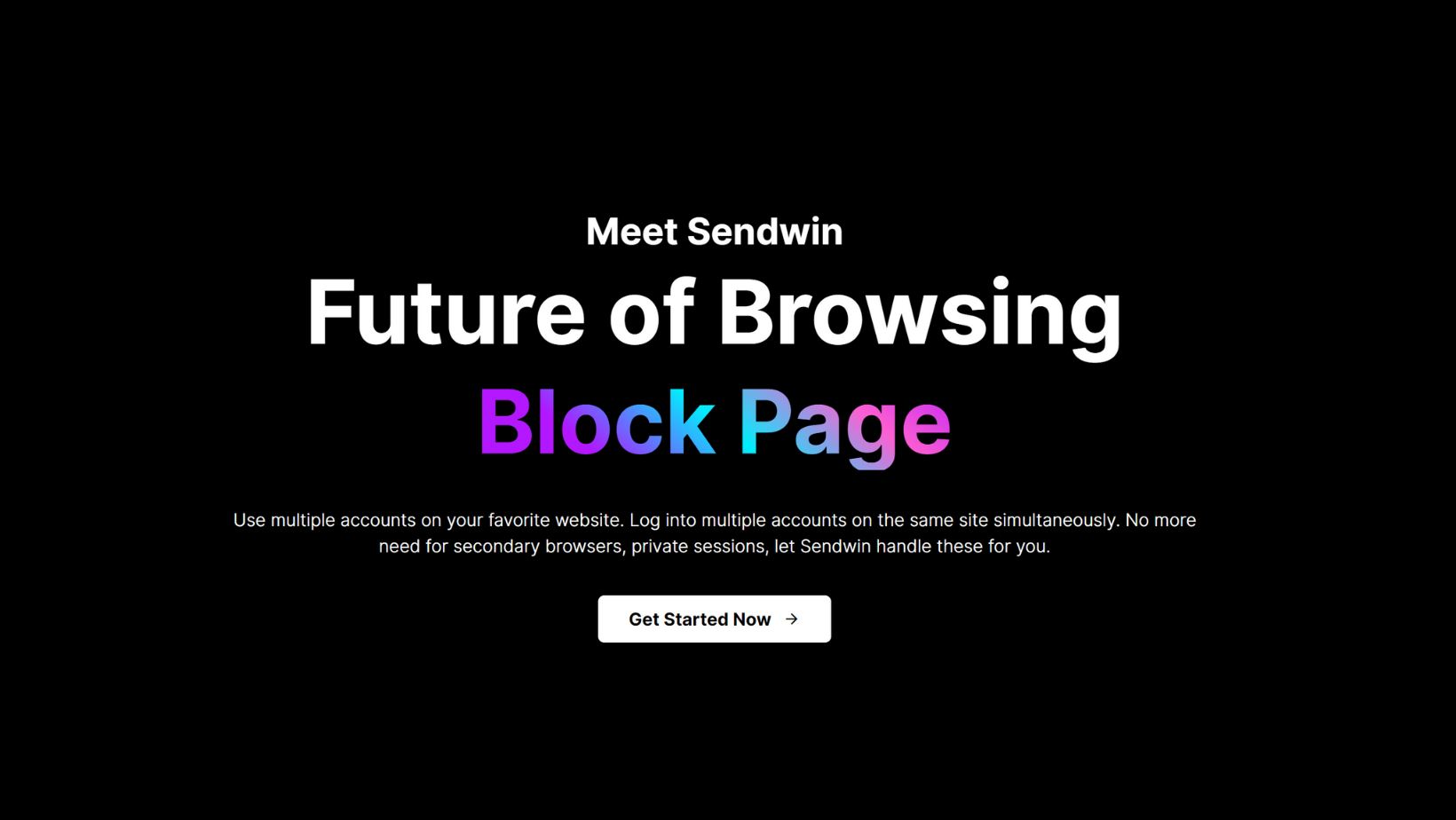 block page