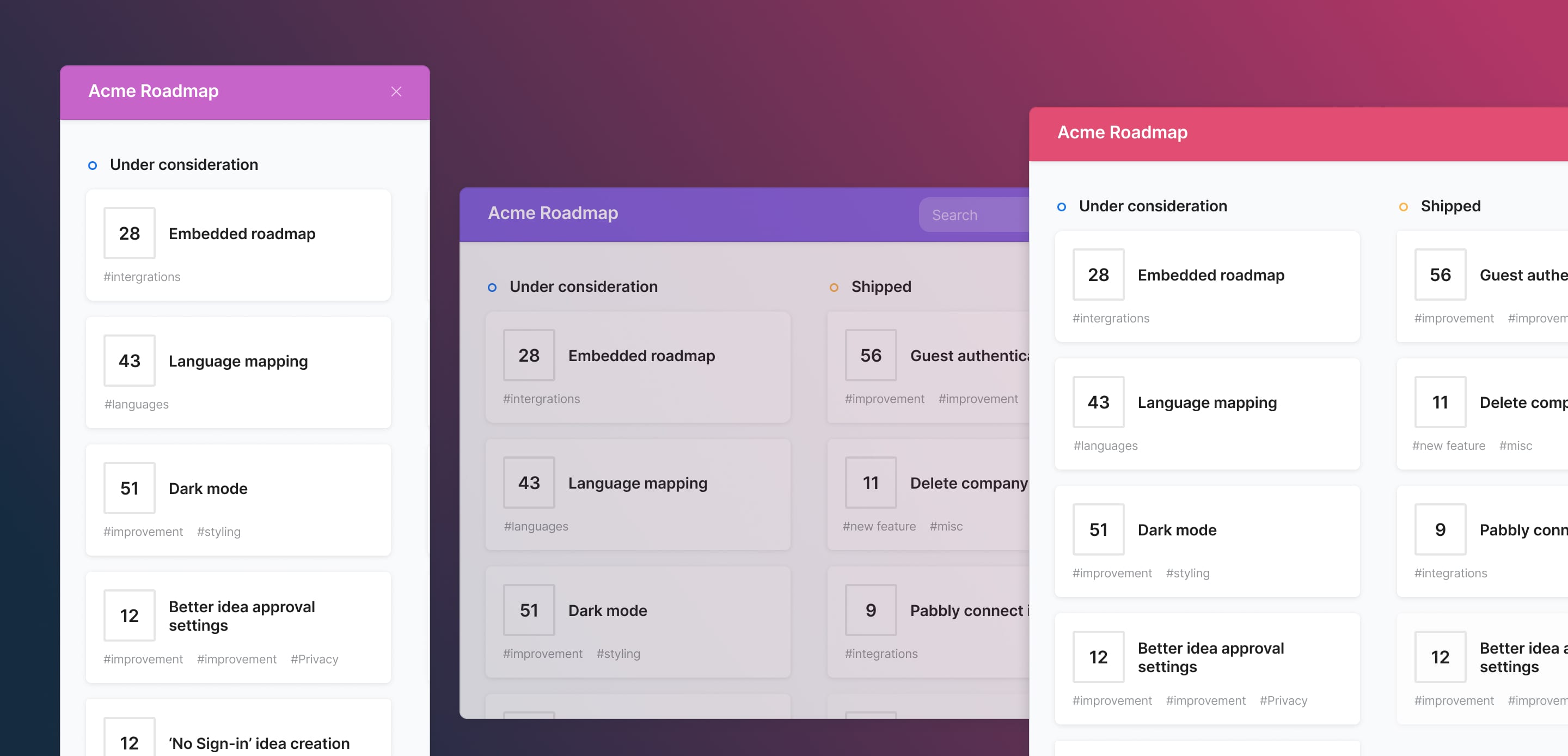 Roadmap