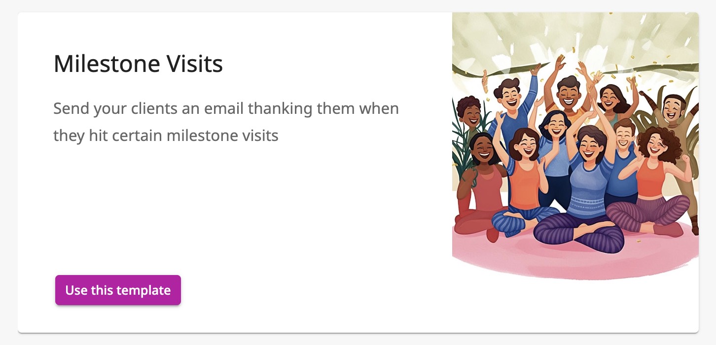 celebrate client milestones