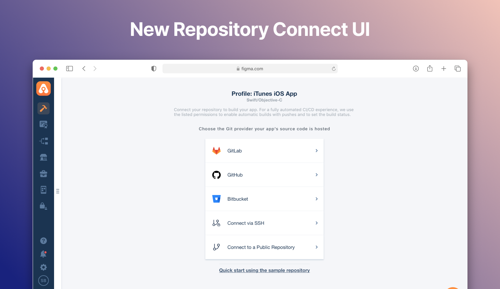 Announcement - Repo UI