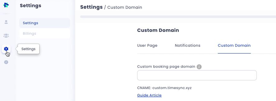 Custom domain